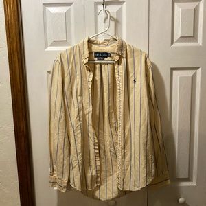 Ralph Lauren long sleeve dress shirt/ polo